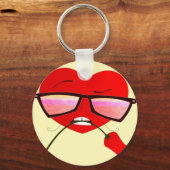 Porte-clés rose (Recto)