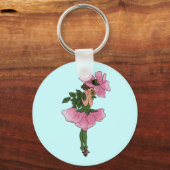 Porte-clés Rose (Recto)