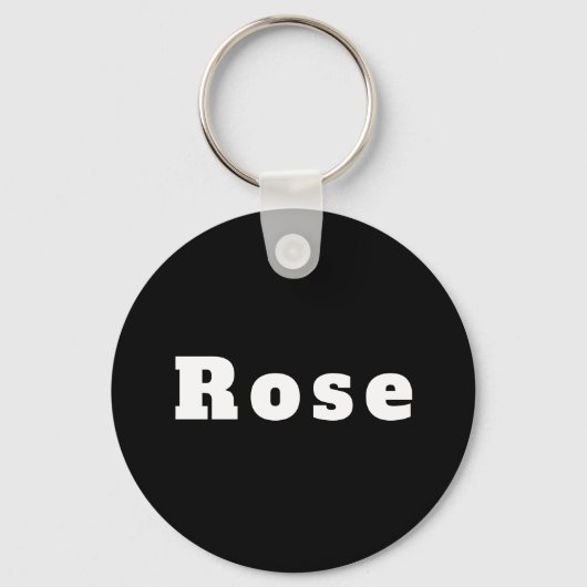 Porte-clés Rose (Recto)