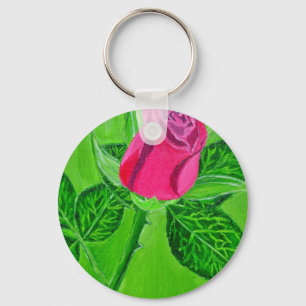 Porte-clés Rose 1a