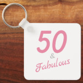Porte-clés Rose 50 et Porte - clé fabuleux (Recto)