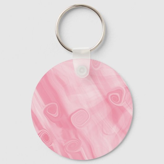 Porte-clés Rose Ajouter votre propre Porte - clé de texte (Recto)