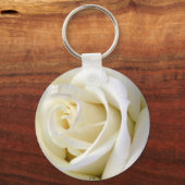 Porte-clés Rose blanc (Recto)