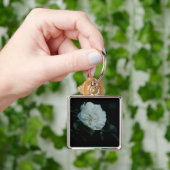 Porte-clés Rose blanche (main)