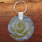 Porte-clés Rose blanche au crépuscule (Recto)