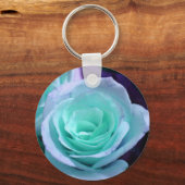 Porte-clés Rose bleu (Recto)