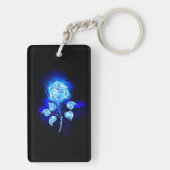 Porte-clés Rose bleu brûlant (Dos)