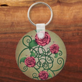 Porte-clés Rose Cartouche (Recto)