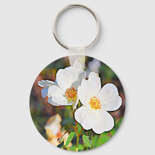Porte-clés Rose cherokee de la Géorgie