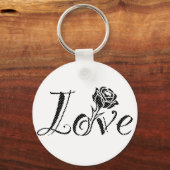 Porte-clés Rose d'amour (Recto)