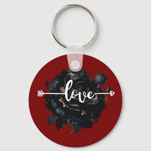 Porte-clés Rose d'amour (Recto)