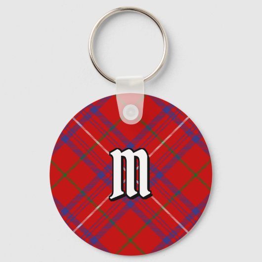 Porte-clés Rose de clan Tartan (Recto)