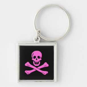 Porte-clés Rose de jolly roger