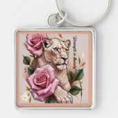 Porte-clés "Rose de la force" (Devant)