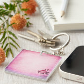 Porte-clés Rose de la Saint Valentin (Devant Droit)