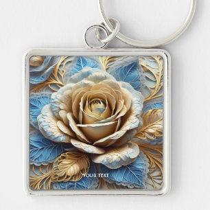 Porte-clés Rose de ligree dentelle mignonne Imaginaire