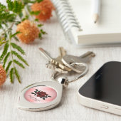 Porte-clés Rose de sang Goth Wedding Party GIft (Côté )