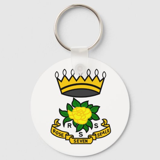 Porte-clés Rose de sept sceaux Porte - clé pour RSS (Recto)