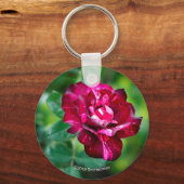 Porte-clés Rose de tigre violet (Recto)