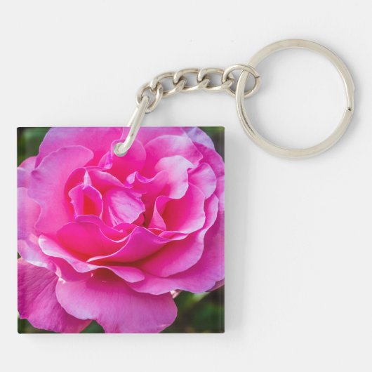 Porte-clés Rose délicate. (Dos)