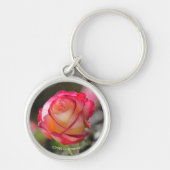 Porte-clés Rose Double Delight (Devant)