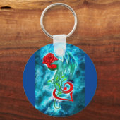 Porte-clés Rose Dragon Lover (Recto)