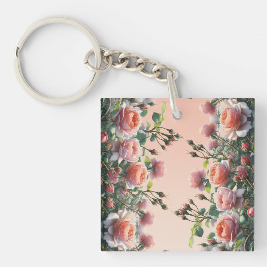 Porte-clés Rose Escalade (Devant)