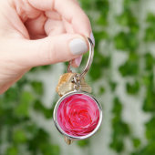 Porte-clés Rose Escalade rose (main)