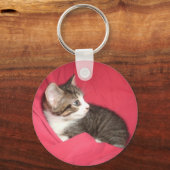 Porte-clés rose et gris (Recto)