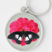Porte-clés Rose et Swallowtail (Devant)