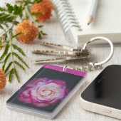 Porte-clés Rose Fuchsia (Devant droit)