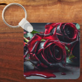 Porte-clés Rose gothique (Recto)