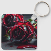 Porte-clés Rose gothique (Dos)