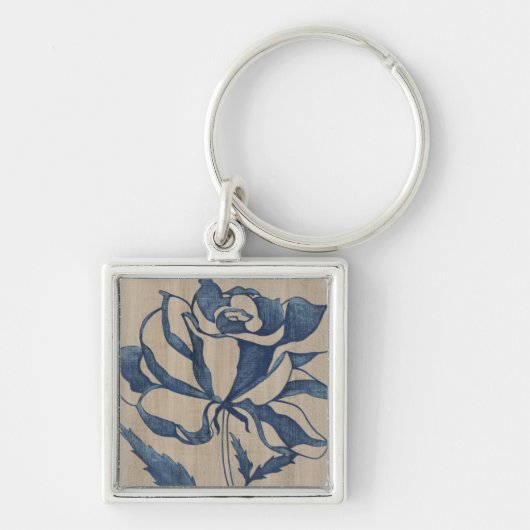 Porte-clés Rose Indigo (Devant)