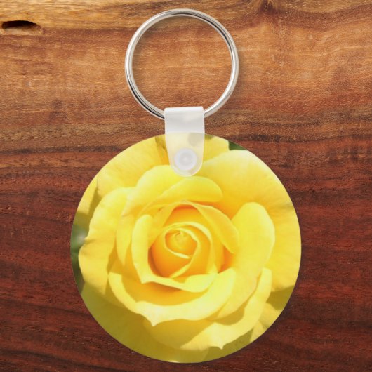 Porte-clés Rose jaune (Recto)