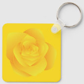 Porte-clés Rose jaune (Dos)