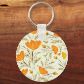 Porte-clés Rose jaune (Recto)