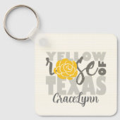 Porte-clés Rose jaune du Texas Porte - clé (Recto)