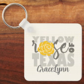 Porte-clés Rose jaune du Texas Porte - clé (Recto)