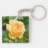 Porte-clés Rose jaune orange (Dos)