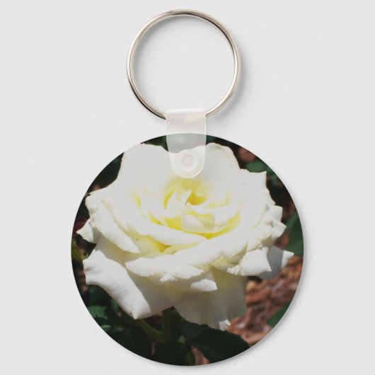 Porte-clés Rose jaune pâle (Recto)