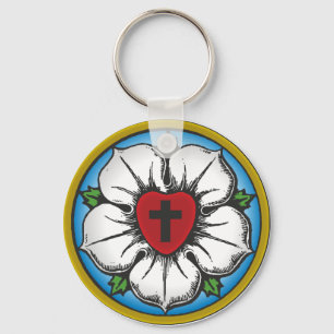 Porte-clés Rose luthérien