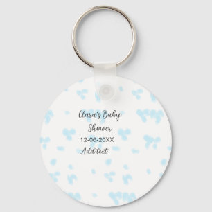 Porte-clés Rose mignon baby shower aquarelle moderne dat
