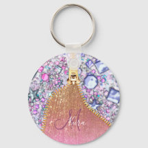 Rose Monogramme de Parties scintillant d'or pour f