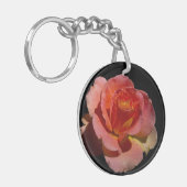 Porte-clés Rose orange (Devant gauche)