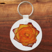 Porte-clés Rose Orange Brûlé (Recto)