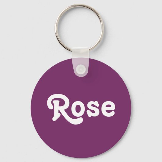 Porte-clés Rose porte - clé (Recto)
