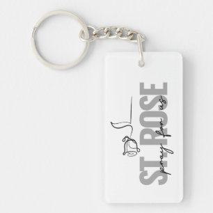 Porte-clés Rose Porte - clé