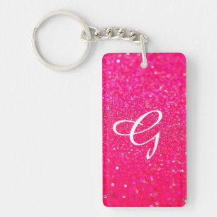 Porte-clés Rose Porte - clé brillant