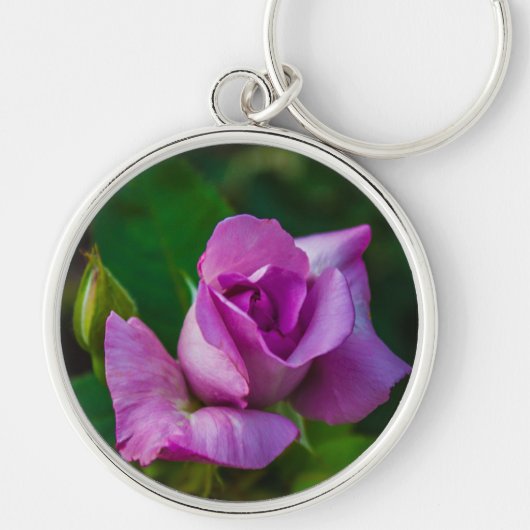 Porte-clés Rose pourpre (Devant)
